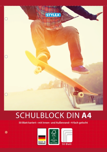 Schulblock A4 - 